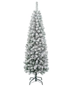 6 ft. Acacia Pencil Slim Flocked Tree
