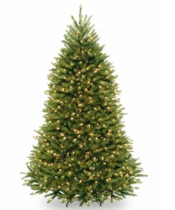 7.5 ft. Pre-Lit Dunhill Fir Tree with PowerConnect Clear Lights