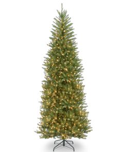 9 ft. Pre-Lit Dunhill Fir Slim Tree with Clear Lights