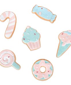 6-Piece Gingerbread Cookie Table Ornaments