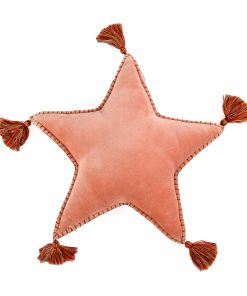 16 in. HGTV Home Collection Star Shape Pillow. Blush