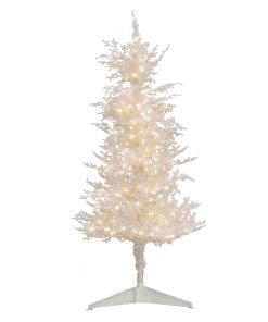 4 ft.Pre-Lit Tree with Warm White LED Lights