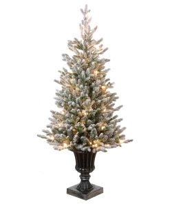 4 ft. Pre-Lit Iceland Fir Tree with Clear Lights