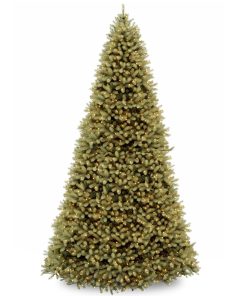 12 ft. Pre-Lit Downswept Douglas Fir Tree with Clear Lights