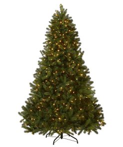 6.5 ft. Pre-Lit Downswept Douglas Fir Tree with Dual Color LED Lights