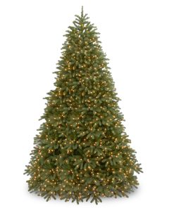 10 ft. Pre-Lit Jersey Fraser Fir Medium Tree with Dual Color LED Lights
