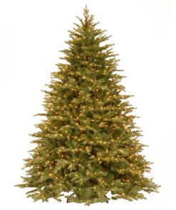 6.5 ft. Pre-Lit Nordic Spruce Tree with Clear Lights