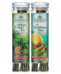 Scentsicles. 6pc Stick. White Winter Fir & O Christmas Tree- 2 Pack