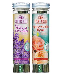 Scentsicles. 6pc Stick. 1 Sun-Soaked Lavender/1 Honeysuckle Rose- 2 pack
