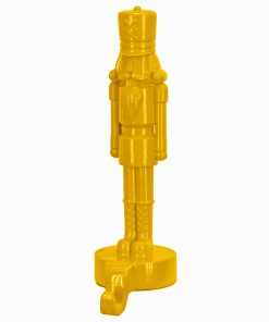 10 in. HGTV Home Collection Nutcracker Stocking Holder. Yellow