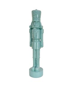 12 in. HGTV Home Collection Nutcracker Christmas Decor. Icy Blue