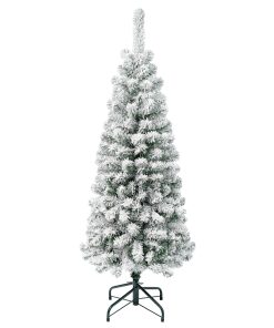 4.5 ft. Acacia Pencil Slim Flocked Tree