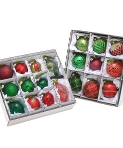 20-Piece Christmas Tree Ornament Set. Rural Homestead Collection