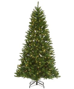 7.5 ft. Pre-Lit Peytom Spruce Tree with Clear Lights