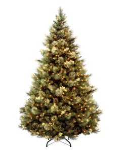 6.5 ft. Pre-Lit Carolina Pine Tree with Clear Lights