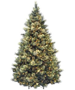 7.5 ft. Pre-Lit Carolina Pine Tree with 1000 Clear Lights