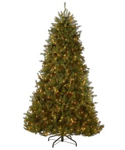 7.5 ft. Pre-Lit Dunhill Fir Hinged Tree with Clear Lights