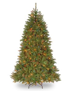 7.5 ft. Pre-Lit Dunhill Fir Tree with Multicolor Lights