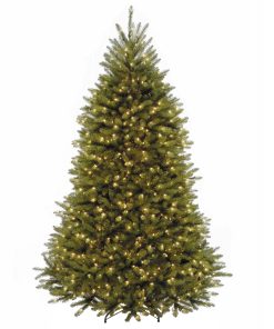 7.5 ft. Pre-Lit Dunhill Fir Tree with Clear Lights