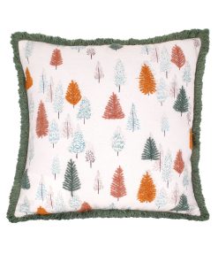 18 in. HGTV Home Collection Whimsical Forest Christmas Pillow