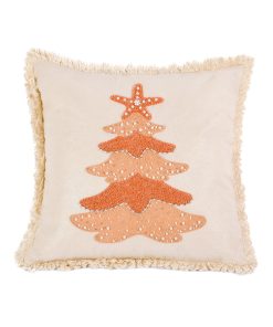 18 in. HGTV Home Collection Coastal Christmas Pillow