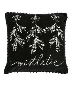 18 in. HGTV Home Collection Mistletoe Pillow
