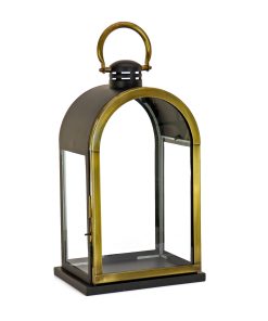 22 in. HGTV Home Collection Antique Bronze Dome Lantern. Large