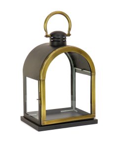 18 in. HGTV Home Collection Antique Bronze Dome Lantern. Small