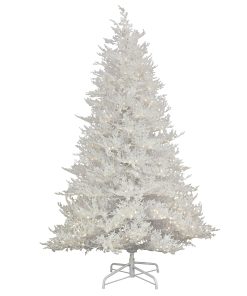 9 ft. Pre-Lit Christmas by the Sea Coral Tree with Warm White LED Lights