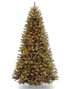 6 ft. Pre-Lit North Valley Spruce Tree with Clear Lights
