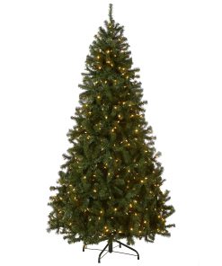 7.5 ft. Pre-Lit North Valley Spruce Tree with PowerConnect Dual Color LED Lights