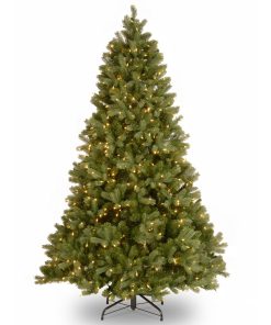 6.5 ft. Pre-Lit Downswept Douglas Fir Tree with Clear Lights