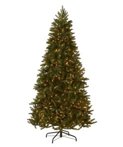 7.5 ft. Pre-Lit Grande Fir Medium Tree with Clear Lights