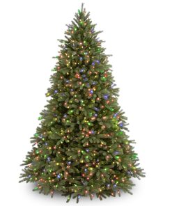 6.5 ft. Pre-Lit Jersey Fraser Fir Tree with Multicolor Lights
