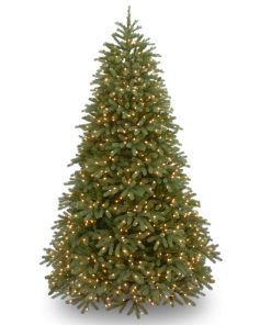 6.5 ft. Pre-Lit Jersey Fraser Fir Medium Tree with Clear Lights