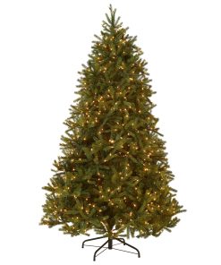 7.5 ft. Pre-Lit Jersey Fraser Fir Medium Tree with Clear Lights