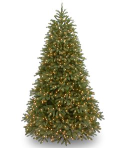 6.5 ft. Pre-Lit Jersey Fraser Fir Medium Tree with Dual Color LED Lights