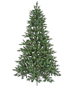 7.5 ft. Pre-Lit Merryweather Fir Feel Real Tree with Clear Lights