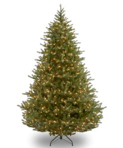 6.5 ft. Pre-Lit Norway Spruce Tree with Clear Lights