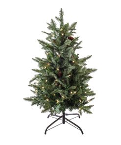 3 ft. Pre-Lit Pathway Tree with Clear Lights