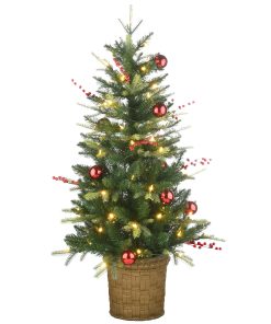 4 ft. Pre-Lit Scotch Creek Fir Tree with LED Lights