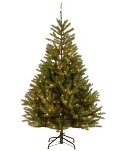 6.5 ft. Pre-Lit Topeka Spruce Tree with Clear Lights