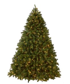7.5 ft. Pre-Lit Deluxe Downswept Douglas Fir Tree with PowerConnect Dual Color LED Lights