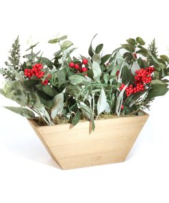 22 in. Christmas Eucalyptus and Berry Arrangement