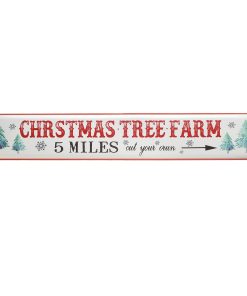 47 in. Vintage Tree Farm Wall Sign