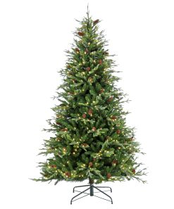 7.5 ft. Pre-Lit Skykomish Pine Tree with LED Lights