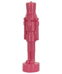 18 in. HGTV Home Collection Nutcracker Christmas Decor. Pink