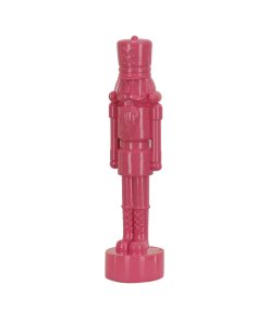 12 in. HGTV Home Collection Nutcracker Christmas Decor. Pink