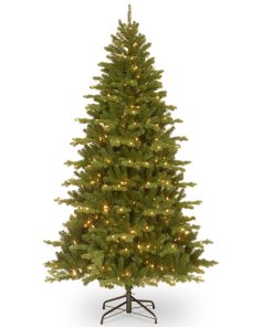 7.5 ft. Pre-Lit Northern Spruce Memory-Shape Tree with PowerConnect Dual Color LED Lights and Music Match