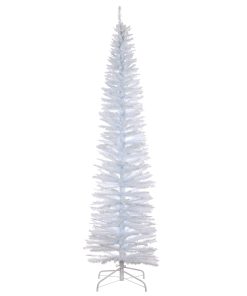 7 ft. Tinsel Collection White Iridescent Tree